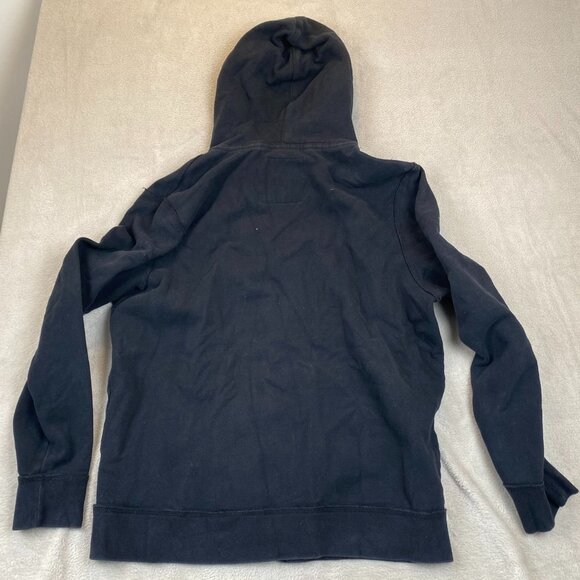 Aeropostale Mens Hoodie Sweatshirt Size XL Embroidered Full Zip Navy Blue - Picture 13 of 13